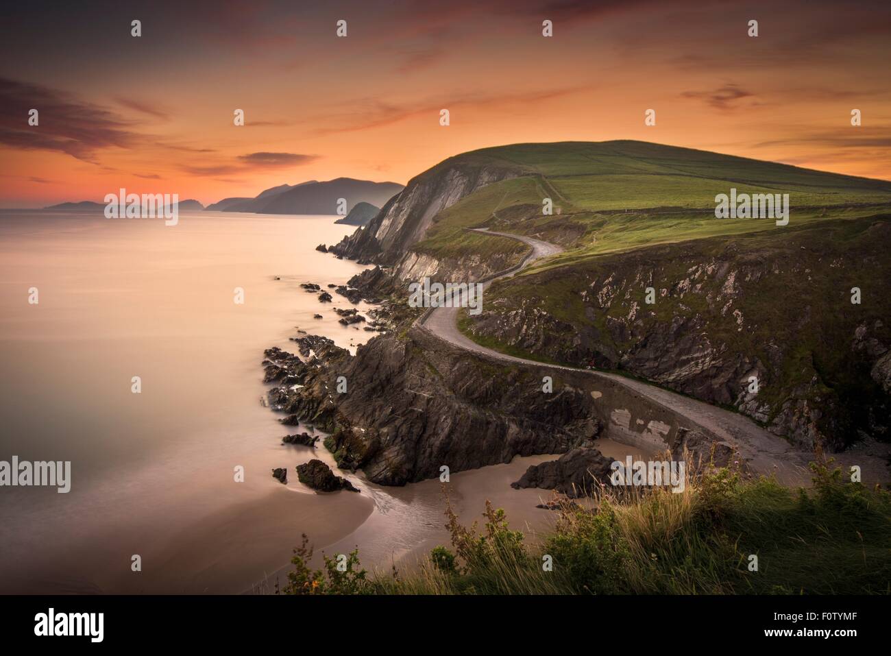 Coummenole Strand, County Kerry, Irland Stockfoto