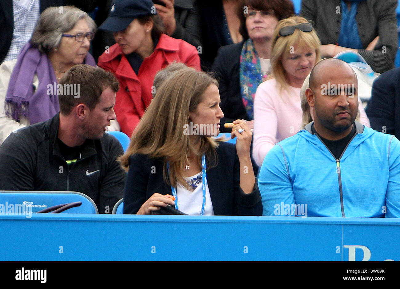 Kim Murray besucht 2015 Aegon Championships im Queen Club West Kensington mit: Kim Murray, Leon Smith, Shane Annun Where: London, Vereinigtes Königreich bei: 20. Juni 2015 Stockfoto