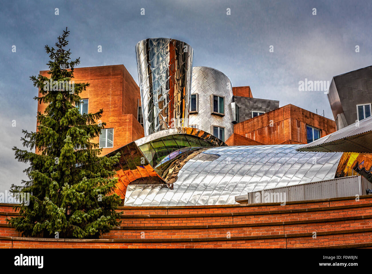 Der Ray und Maria Stata Center university Complex von Pritzker Prize preisgekrönte Architekt Frank Gehry für die Massachusetts Institut für Technologie (MIT). In Cambridge, Massachusetts. Stockfoto