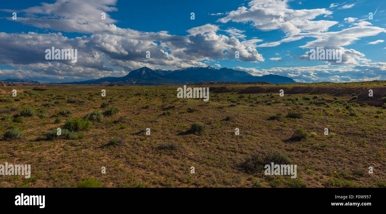 Henry Mountains Utah Landschaft horizontale Komposition Stockfoto