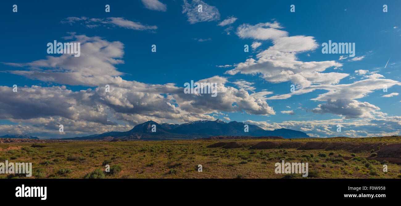 Henry Mountains Utah Landschaft horizontale Komposition Stockfoto