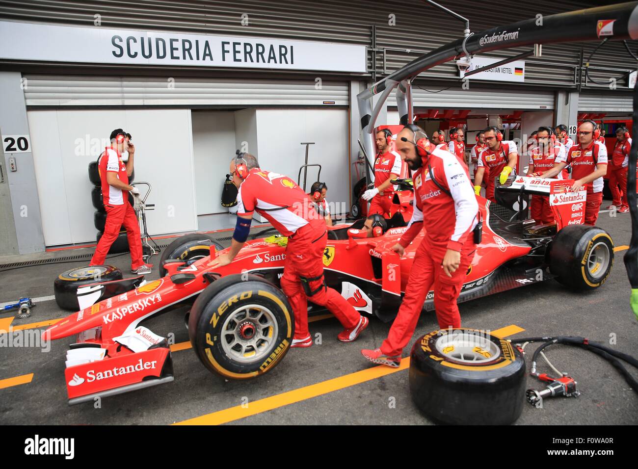 Spa Francorchamps, Belgien. 21. August 2015. Formula One World