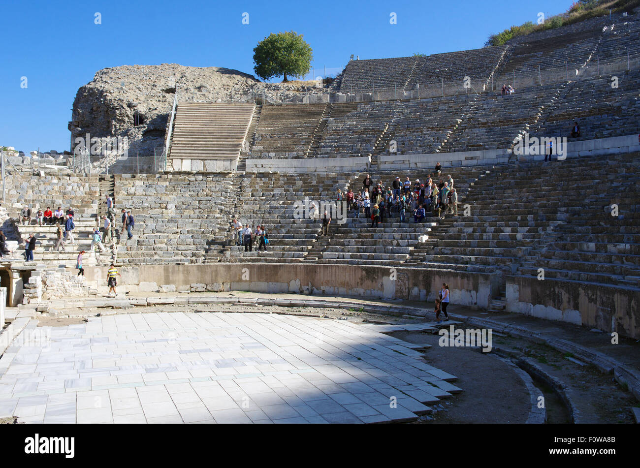 Ephesus-Türkei, römische Stadt Stockfoto