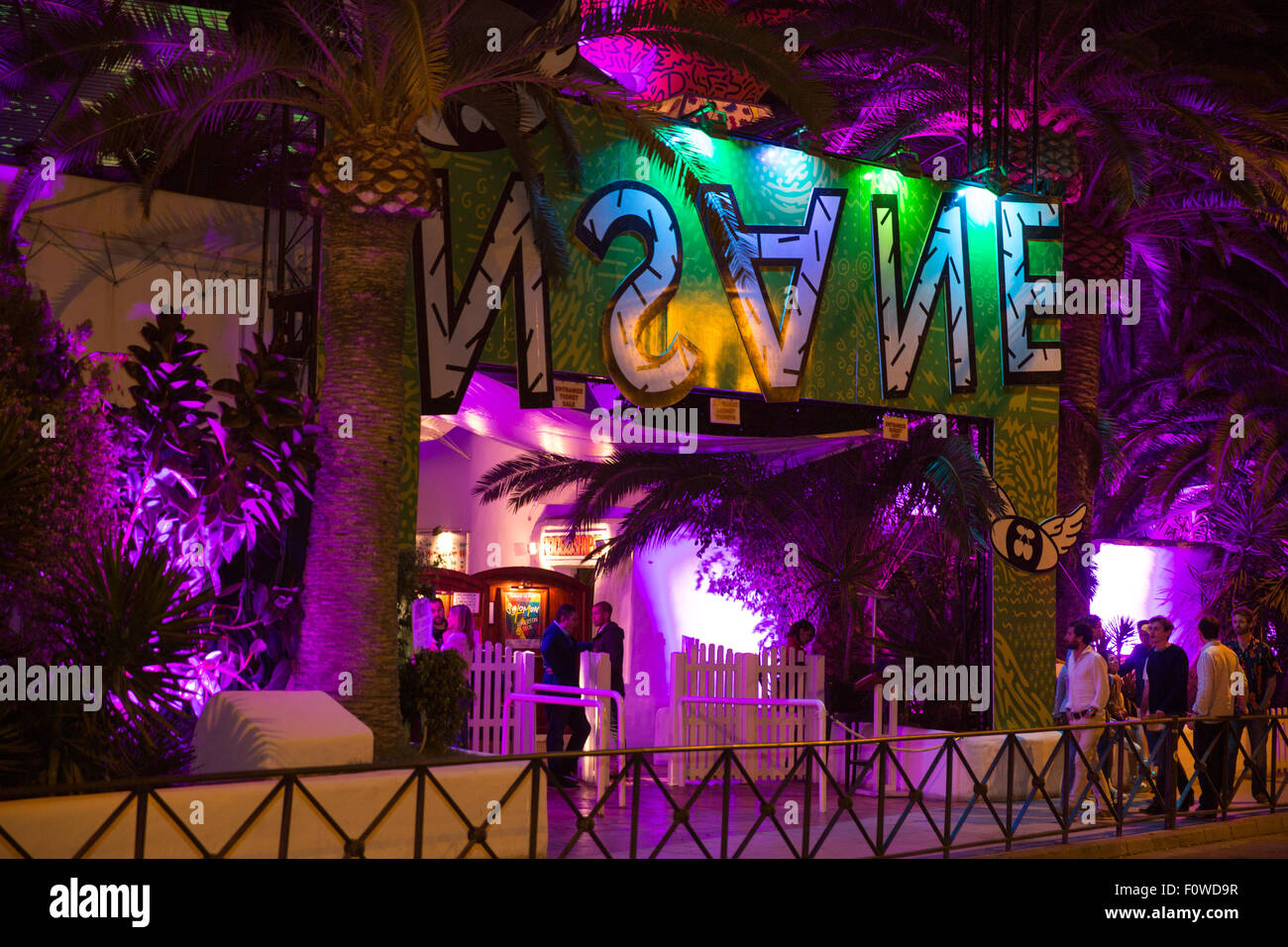 Pascha, Night-Club in Ibiza Stockfoto