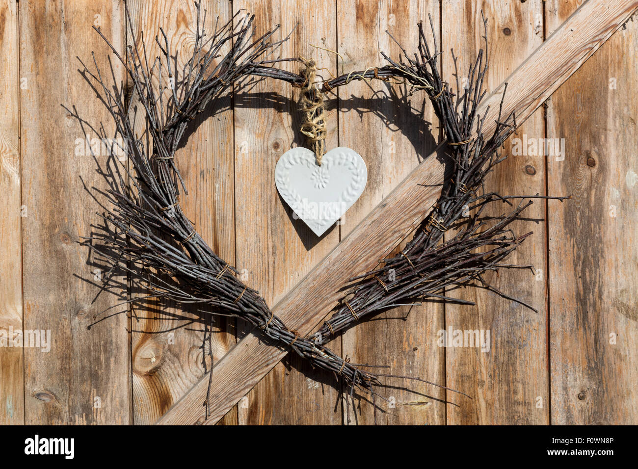Wahre Liebe, St. Valentine's Day Heart Stockfoto