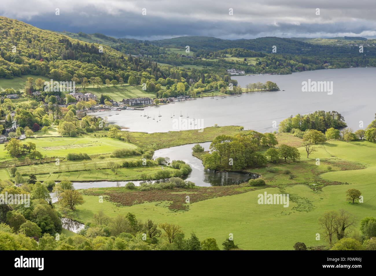 UK-Seenplatte, Ruhe und Schönheit Stockfoto