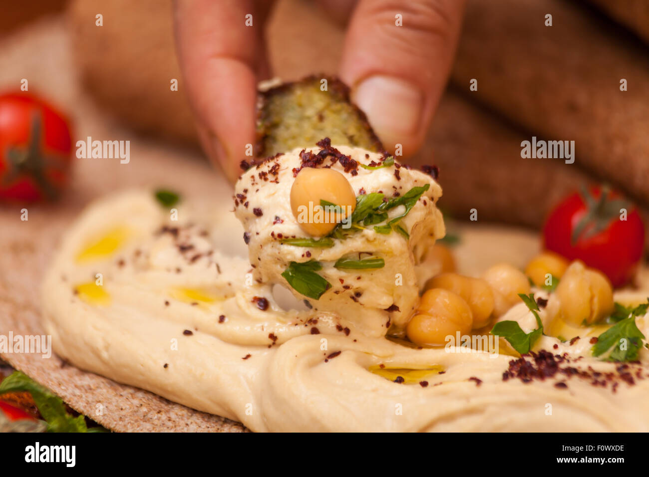 Falafel und hummus Fotos und Bildmaterial in hoher Auflösung Alamy