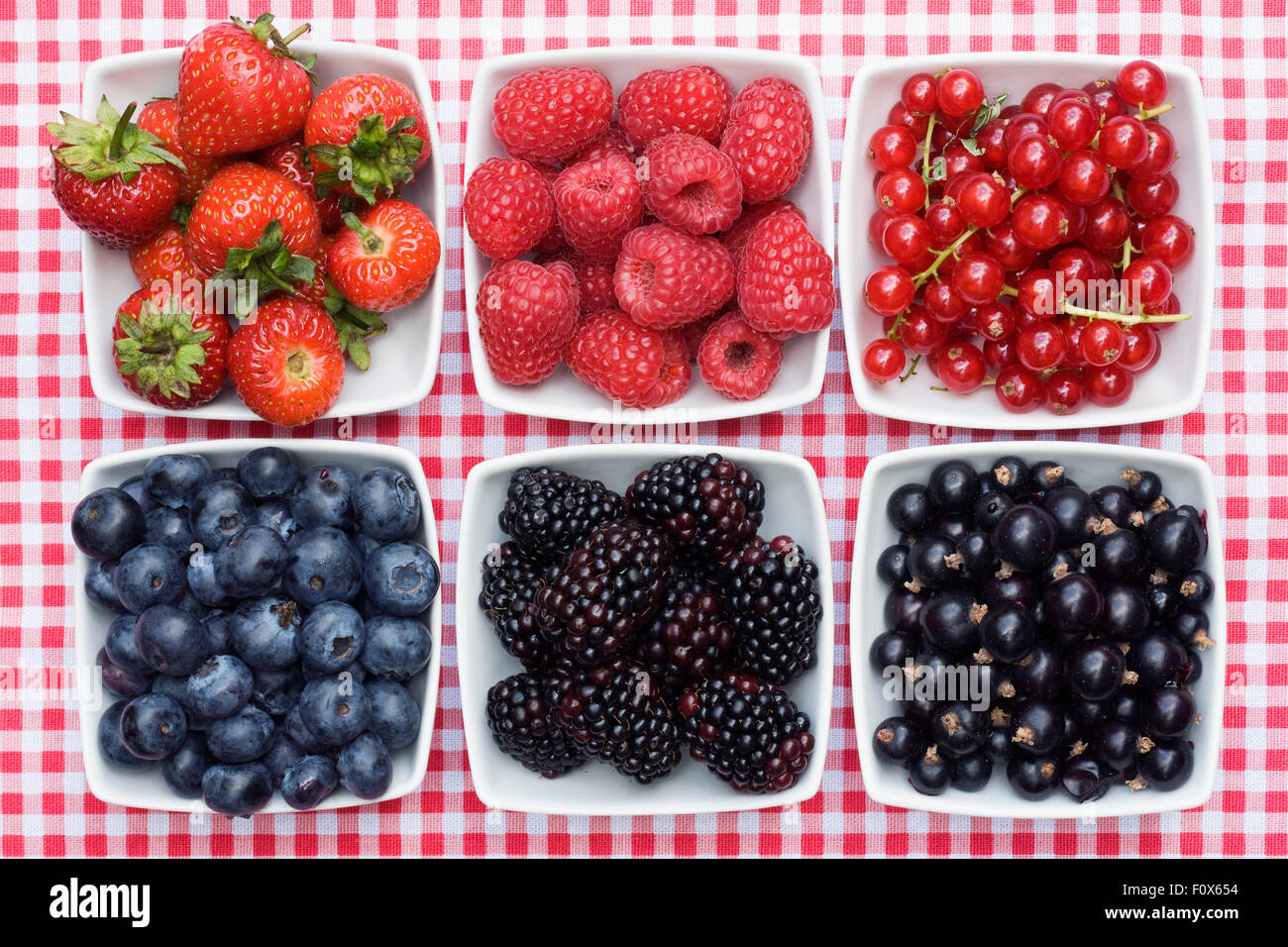 Johannisbeeren, schwarze Johannisbeeren, Brombeeren, Erdbeeren ...