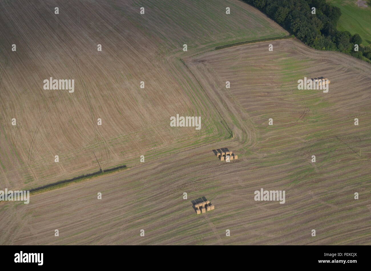 Antenne des englischen Landschaft Stockfoto