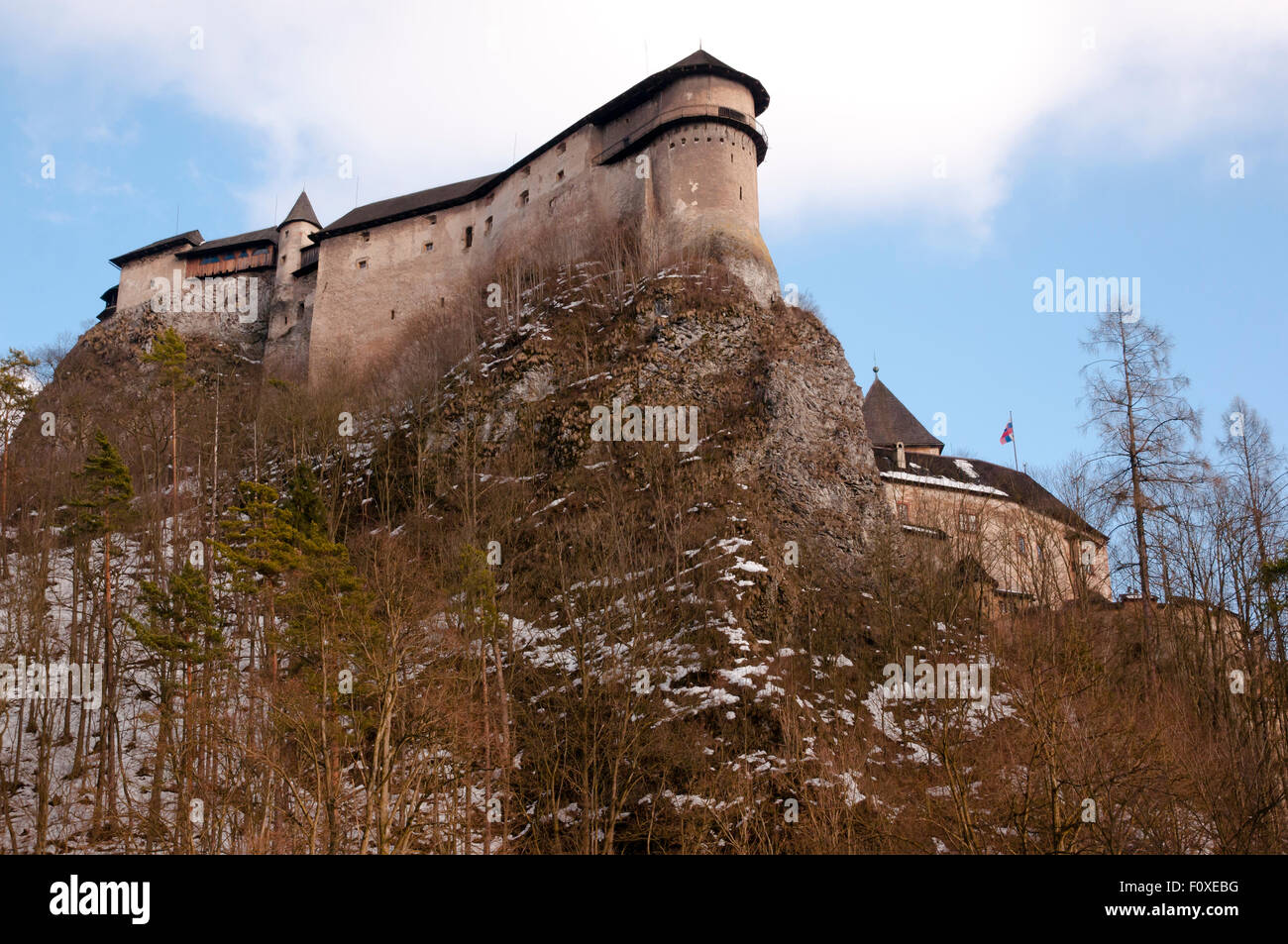 Orava Burg - Slowakei Stockfoto