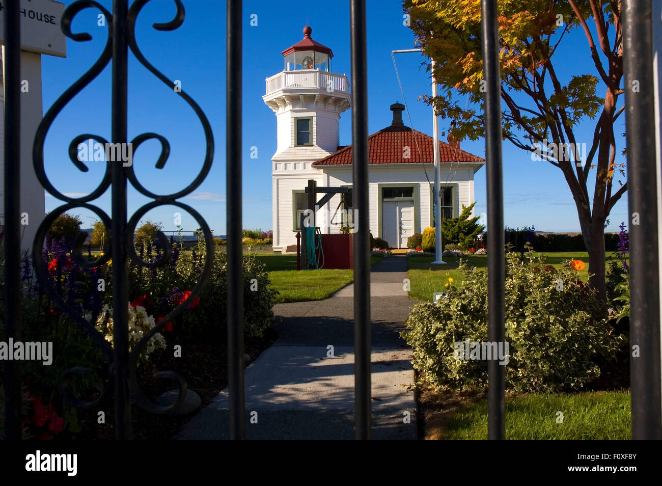 Mukilteo Leuchtturm, Mukilteo Lighthouse Park, Mukilteo, Washington Stockfoto