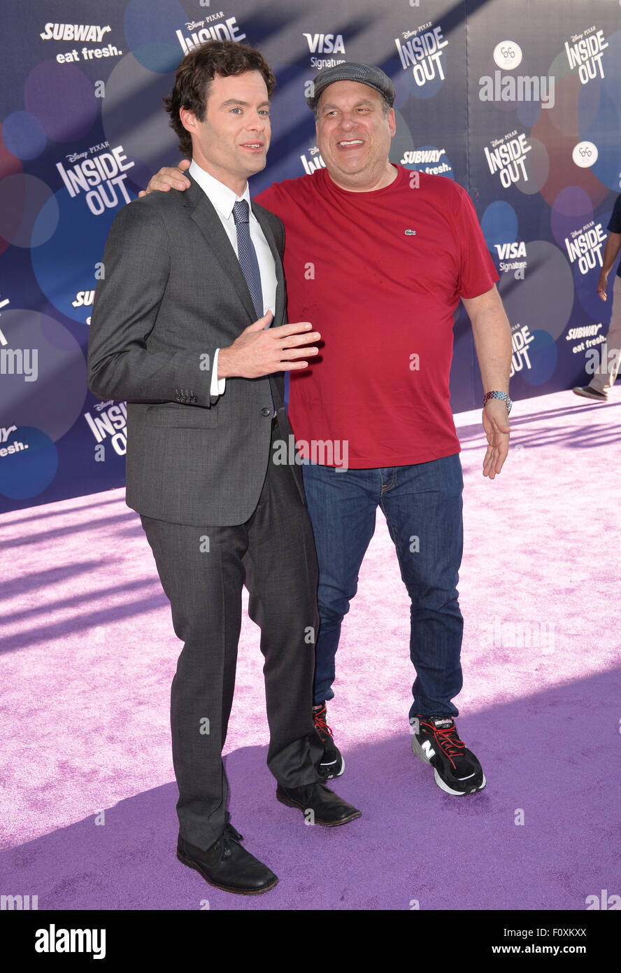 LOS ANGELES, CA 9. Juni 2015 Bill Hader & Jeff Garlin (rechts) an
