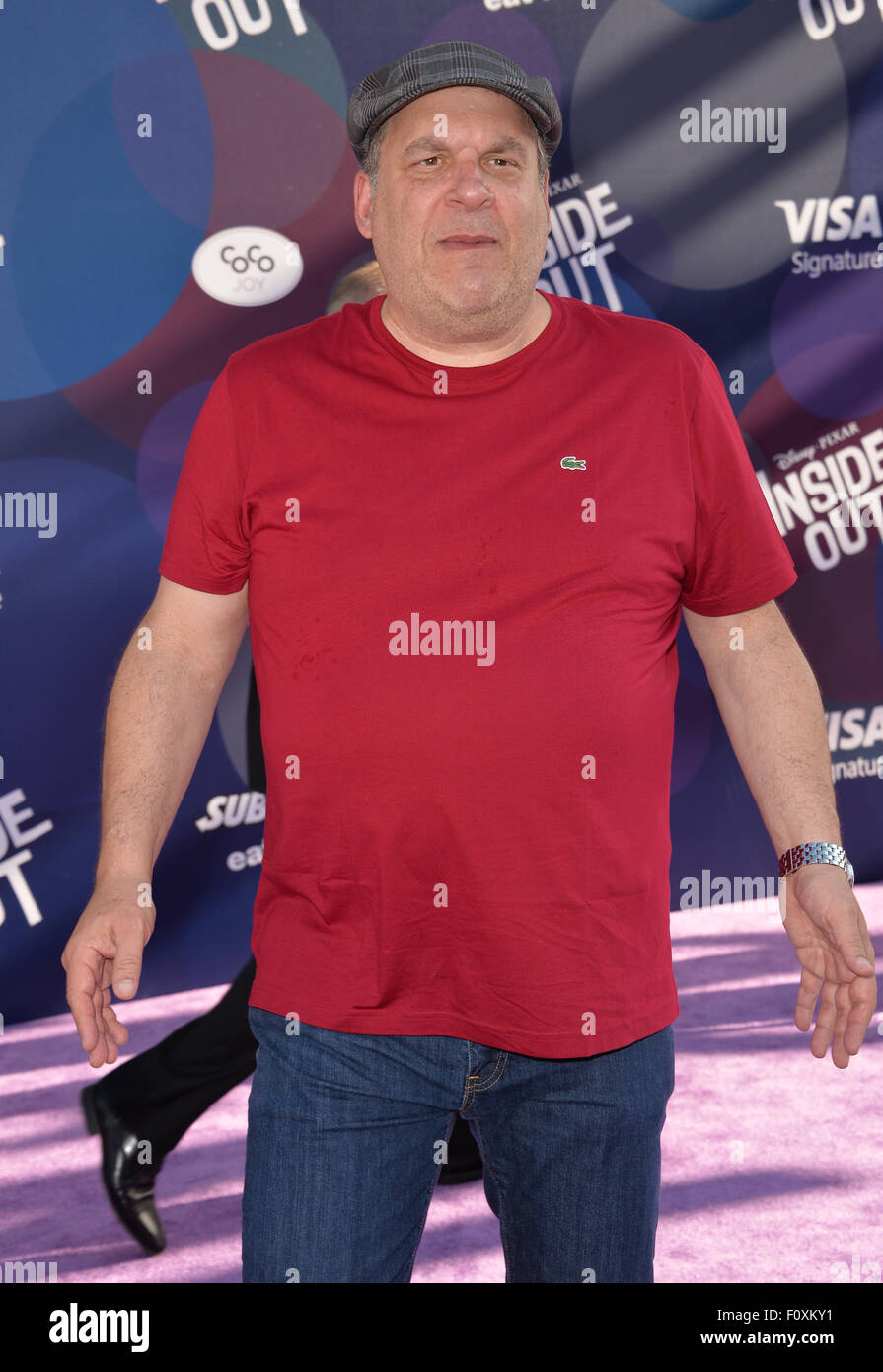 LOS ANGELES, CA - 9. Juni 2015: Jeff Garlin an der Los Angeles premiere von Disney-Pixars "Inside-out" am El Capitan Theatre in Hollywood. Stockfoto