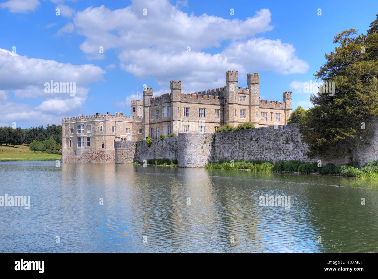 Leeds Castle, Maidstone, Kent, England, Vereinigtes Königreich Stockfoto