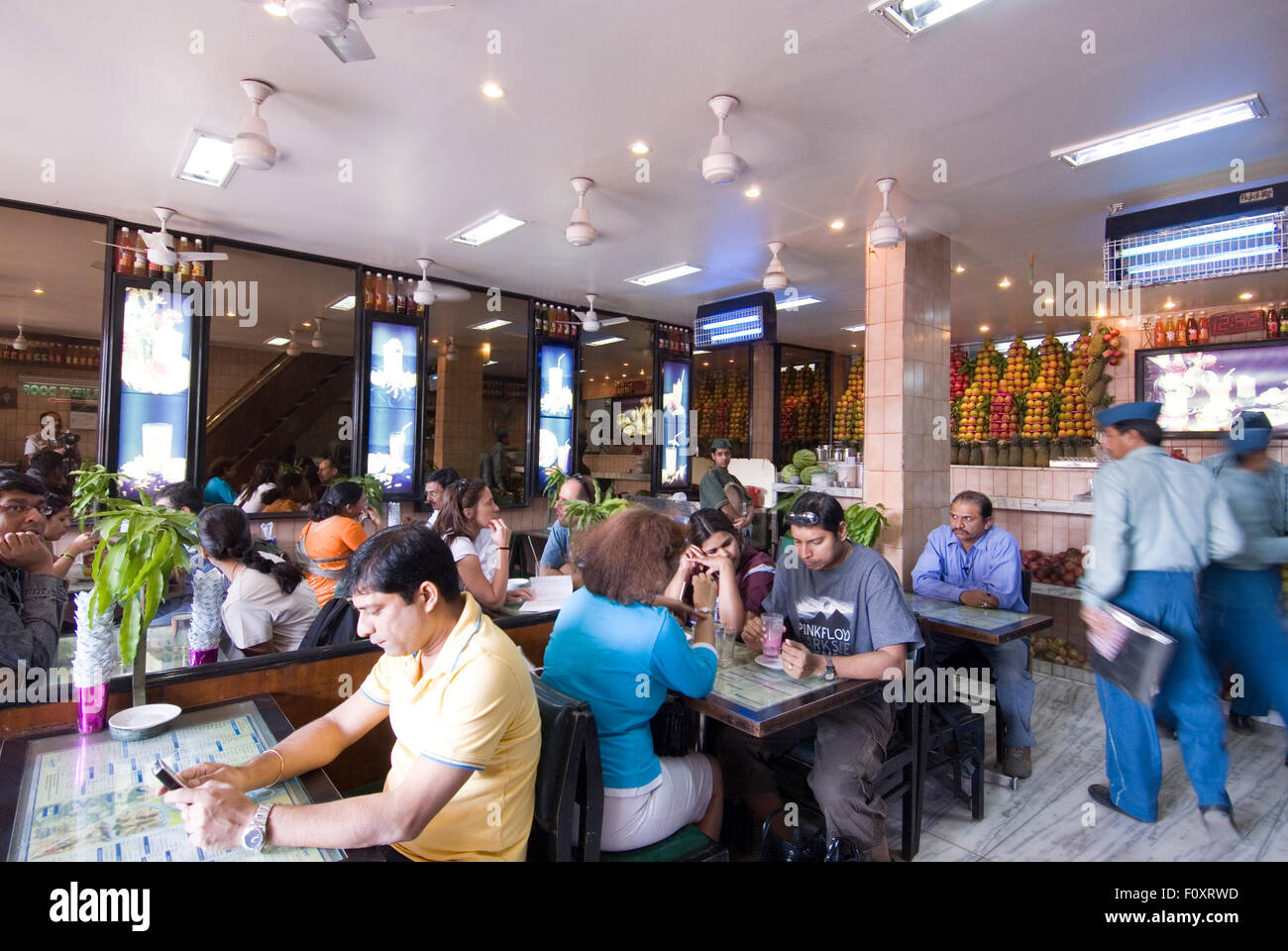 Das Bild des Badshah Restuarant drehte in Mumbai-Indien Stockfoto