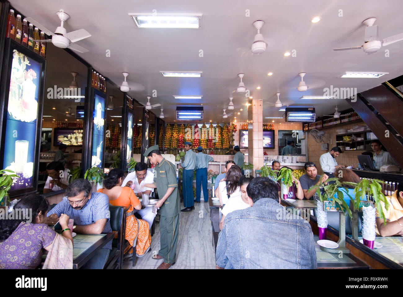 Das Bild des Badshah Restuarant drehte in Mumbai-Indien Stockfoto