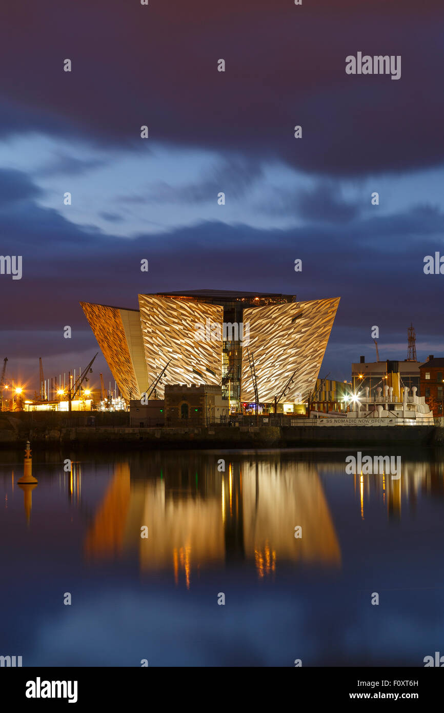 Titanic-Museum, Belfast, Nordirland, Vereinigtes Königreich, Europa Stockfoto