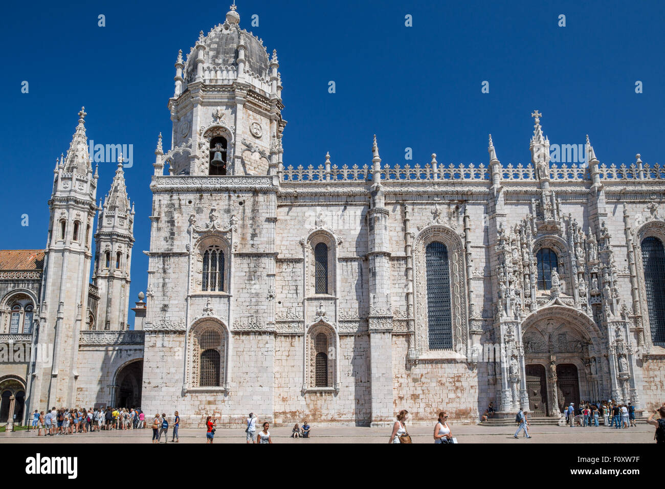 Mosteiro Dos Jerónimos, das Kloster in Belem, Lissabon, Portugal Stockfoto
