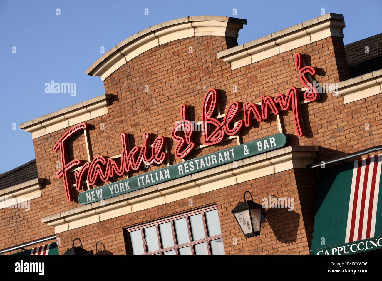 Frankie & Bennys Restaurantkette Stockfoto