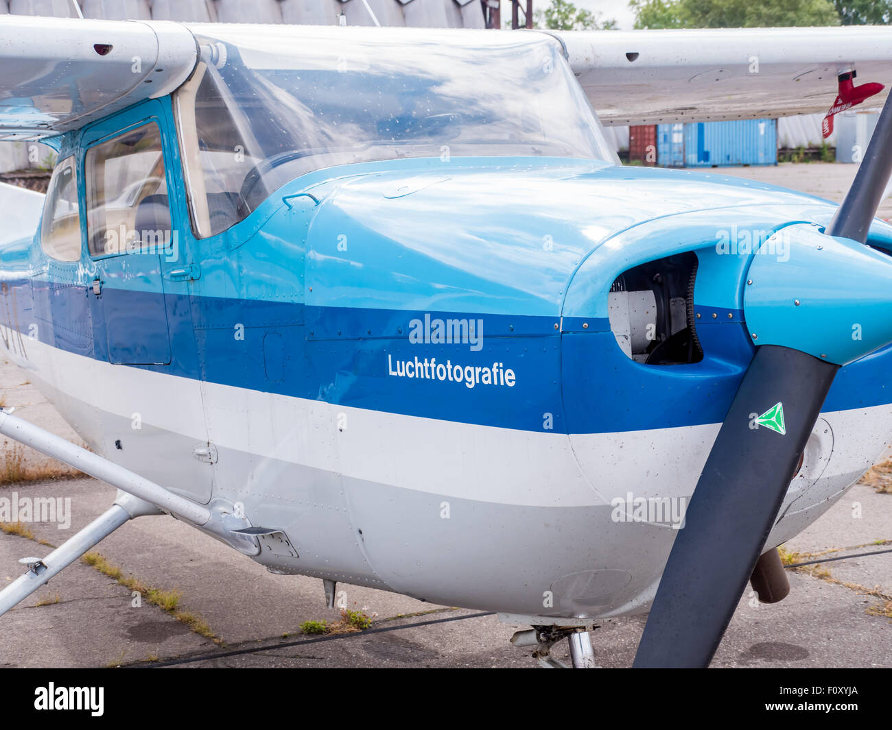 Airplain Private Jet Ausstellung in Riga, Lettland. Stockfoto