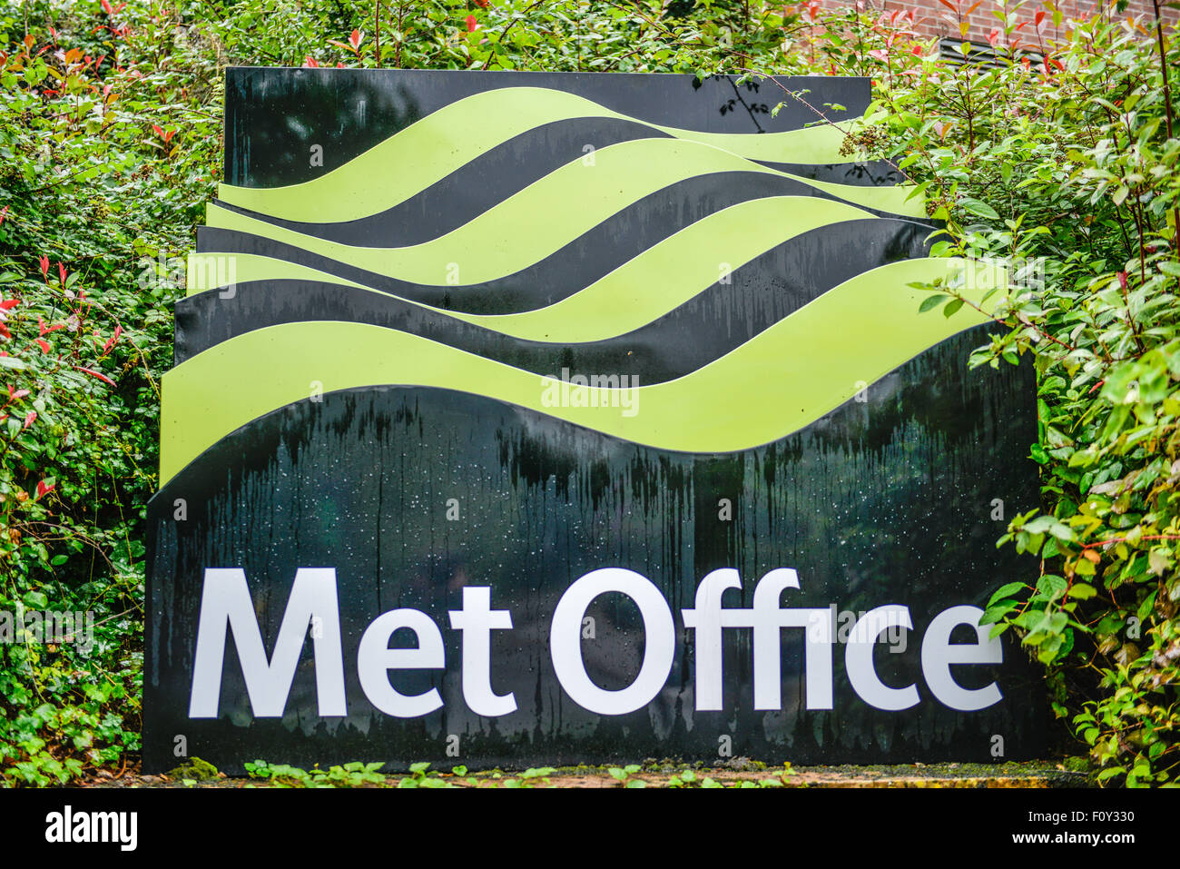 Das Met Office auf einem nassen und feuchten Tag abgebildet. Exeter, Devon, UK Stockfoto