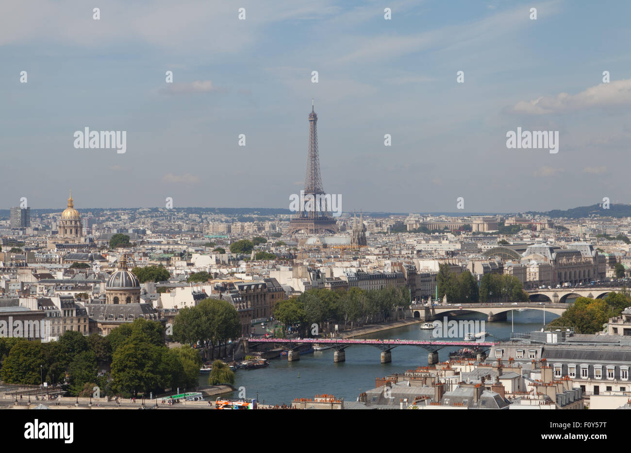 Blick vom Turm Saint-Jacques in Paris, Frankreich. Stockfoto