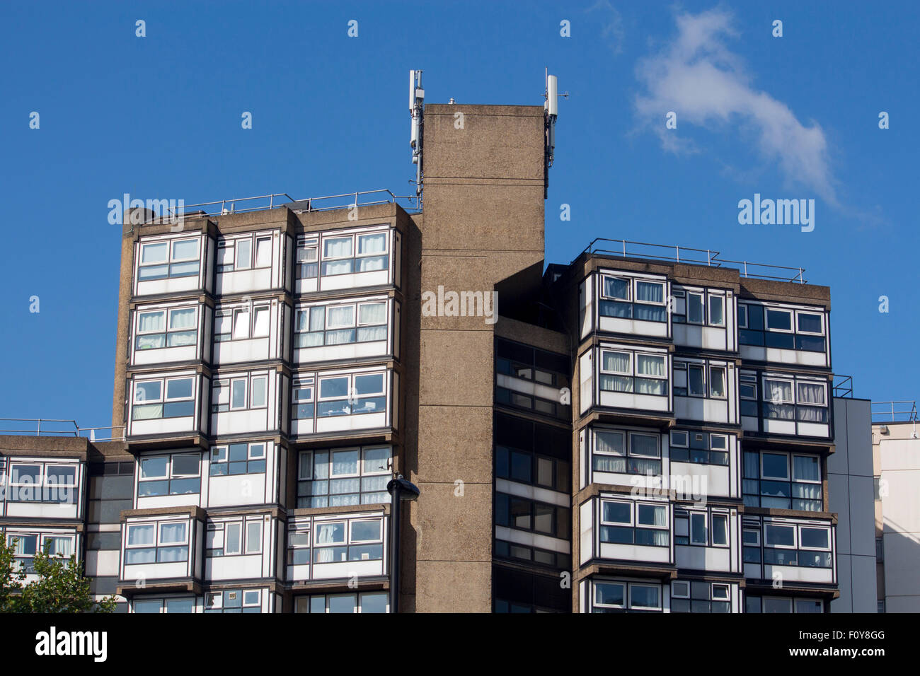 Lambeth Türme sozialer Wohnungsbau Wohnungen Wohnungen Hochhäusern London England UK Stockfoto