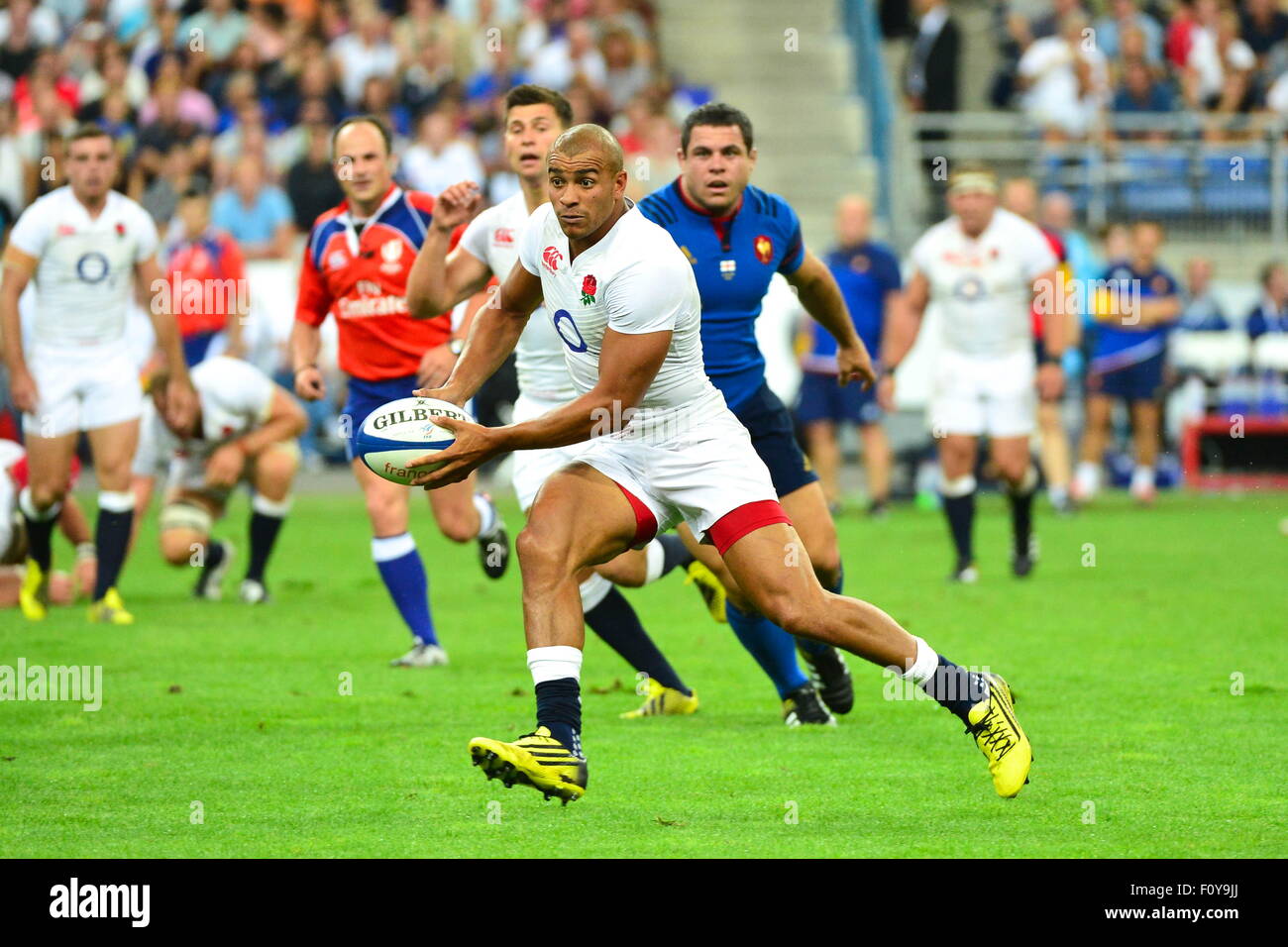 Von Luther BURRELL - 22.08.2015 - Frankreich/England - Testspiel. Foto: Dave Winter/Icon Sport Stockfoto