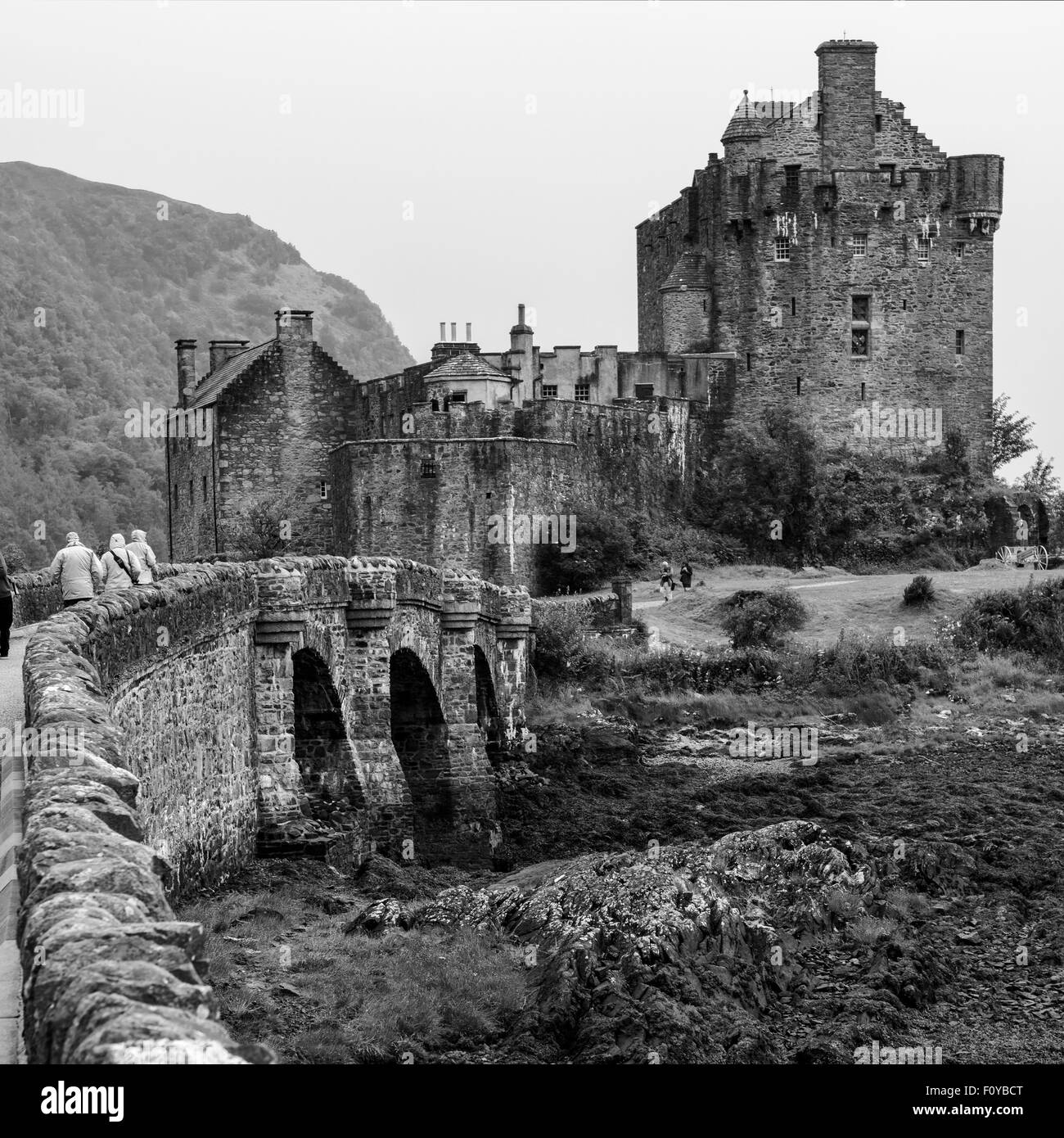 Eilean Donan Castle, Western Highlands, Schottland, Vereinigtes Königreich Stockfoto