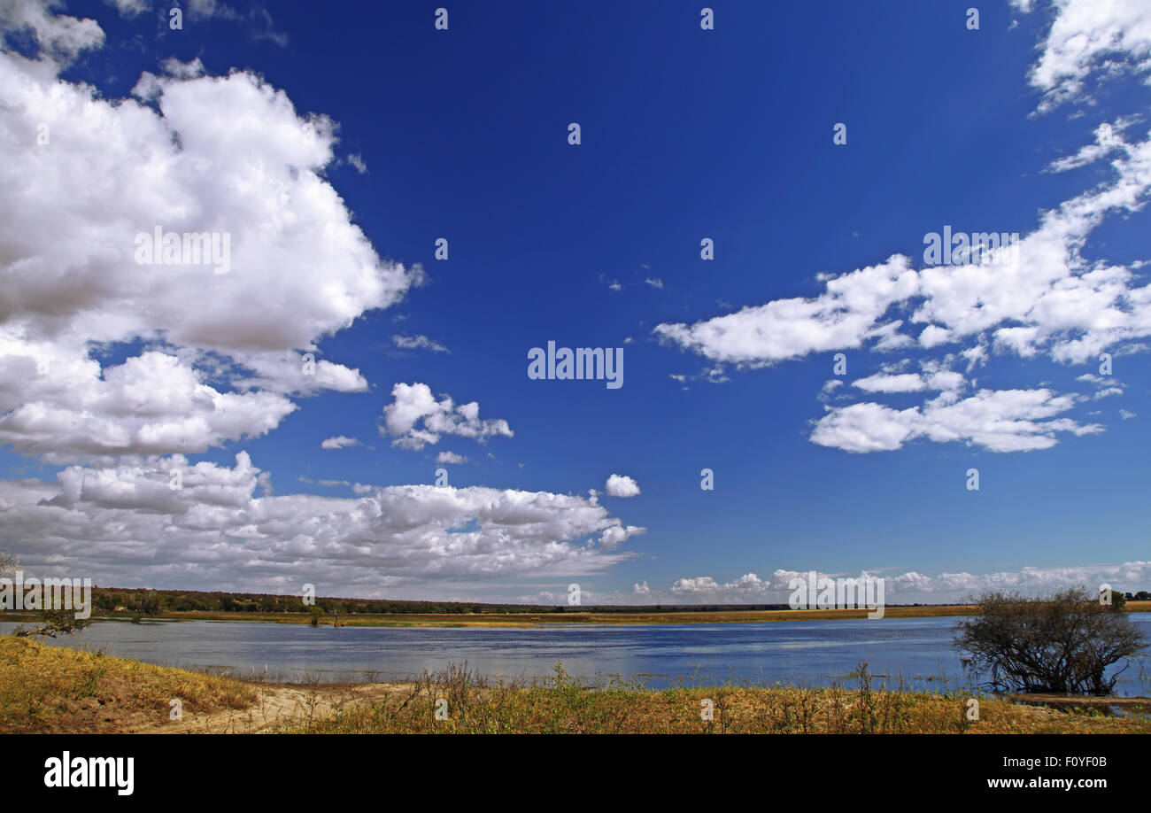 Landschaft im Chobe National Park, Botswana Stockfoto