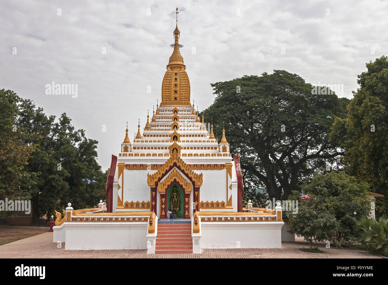 Kleine Pagode in Amarapura, Mandalay, Myanmar Division Stockfoto