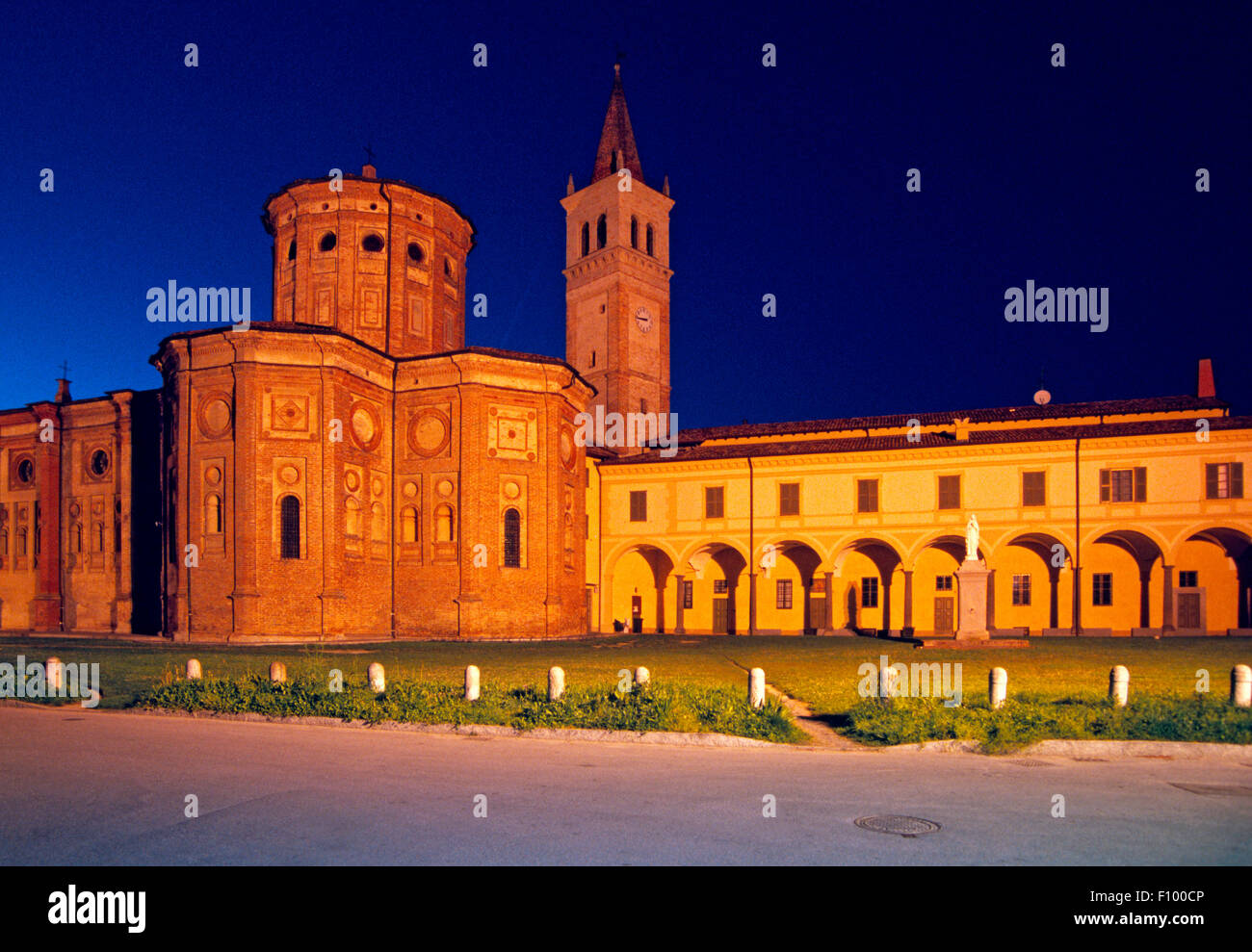 Italien, Lombardei, Castelleone, Santuario della Madonna della Misericordia, Heiligtum Stockfoto