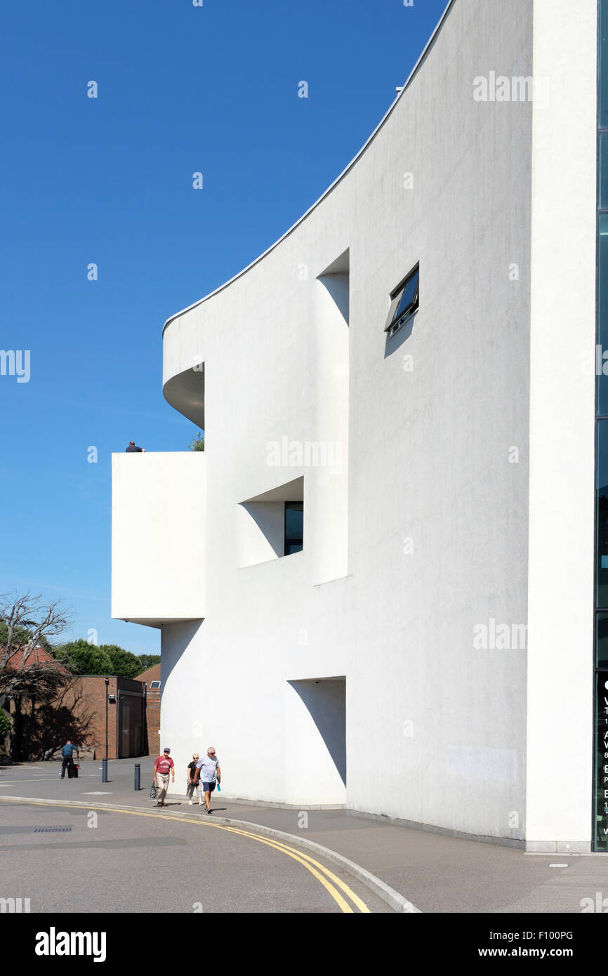 Exterieur der Towner Kunst-Galerie und Museum, Eastbourne, England, UK. Stockfoto