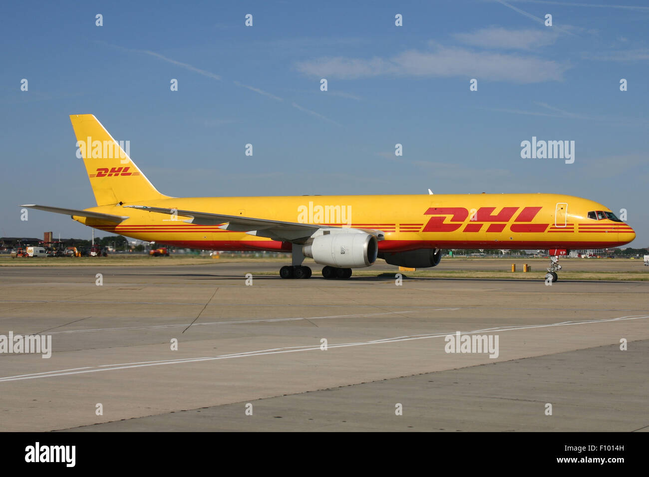 DHL 757 Stockfoto