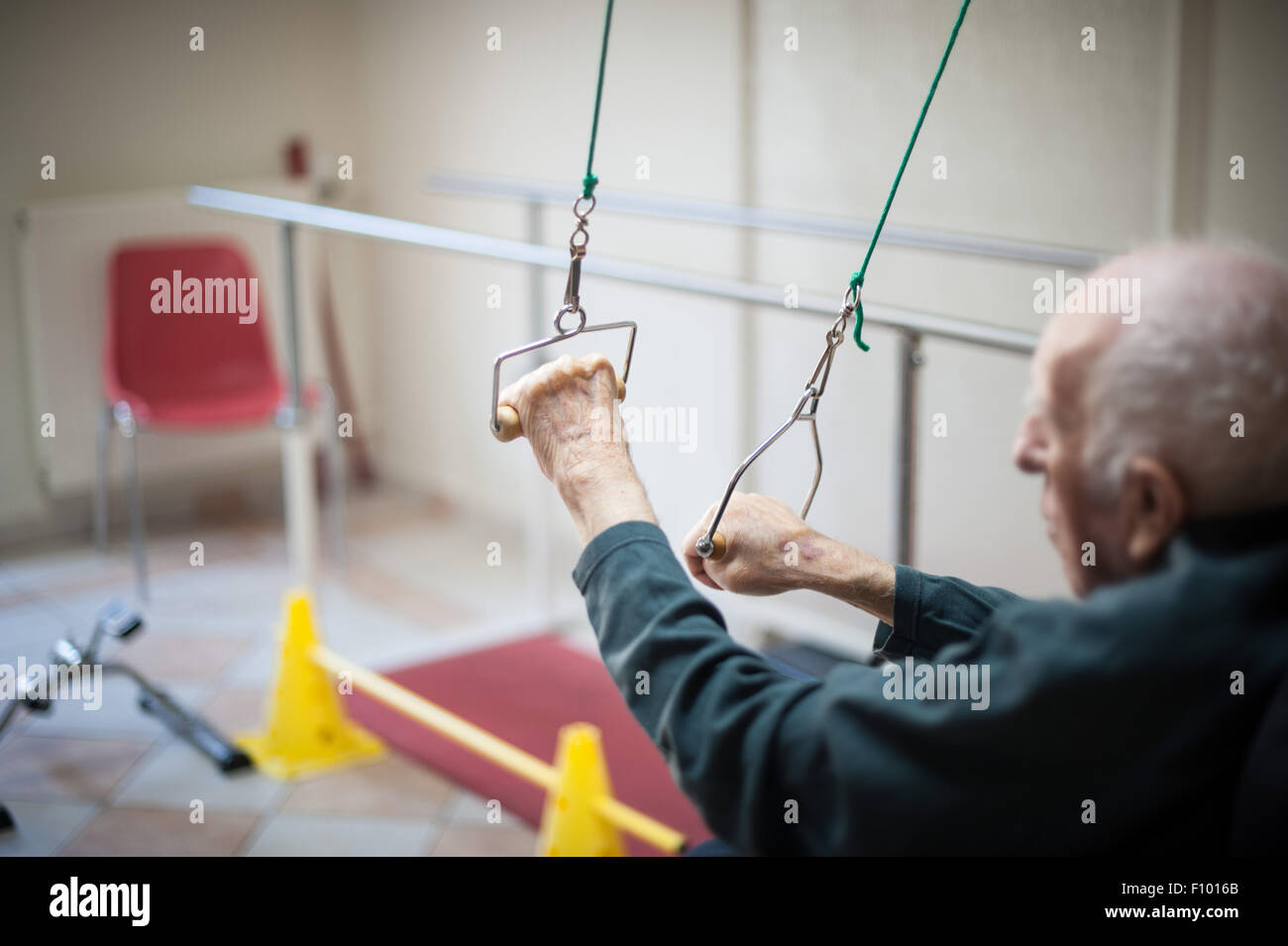 HEIM FÜR ÄLTERE MENSCHEN Stockfoto