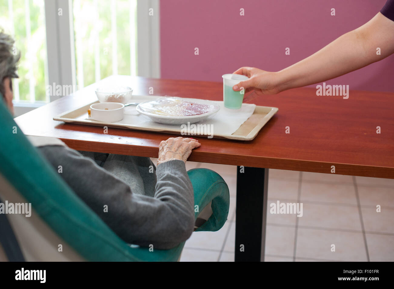 HEIM FÜR ÄLTERE MENSCHEN Stockfoto