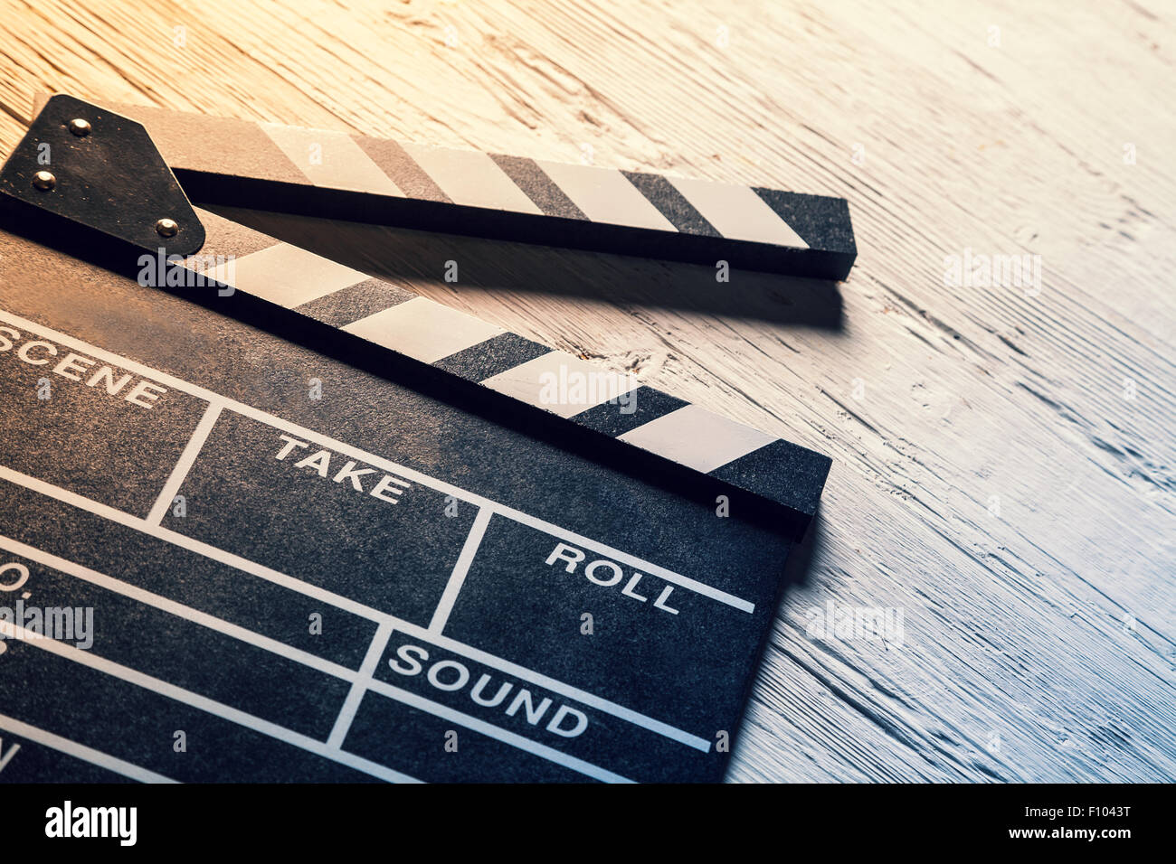 Film Kamera Tafel Stockfoto