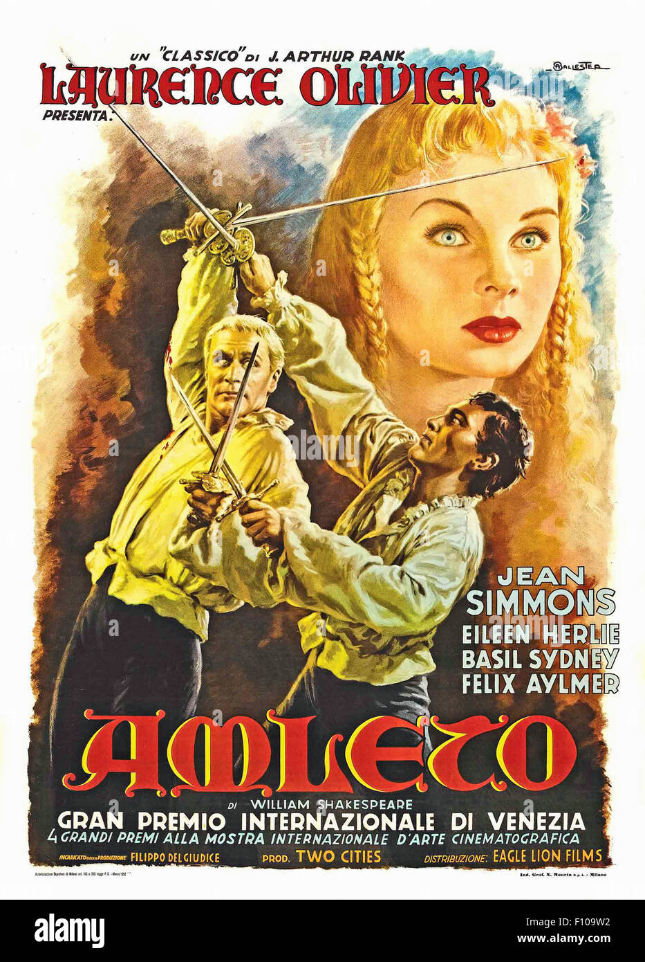 Weiler (1948) - italienische Filmplakat Stockfoto