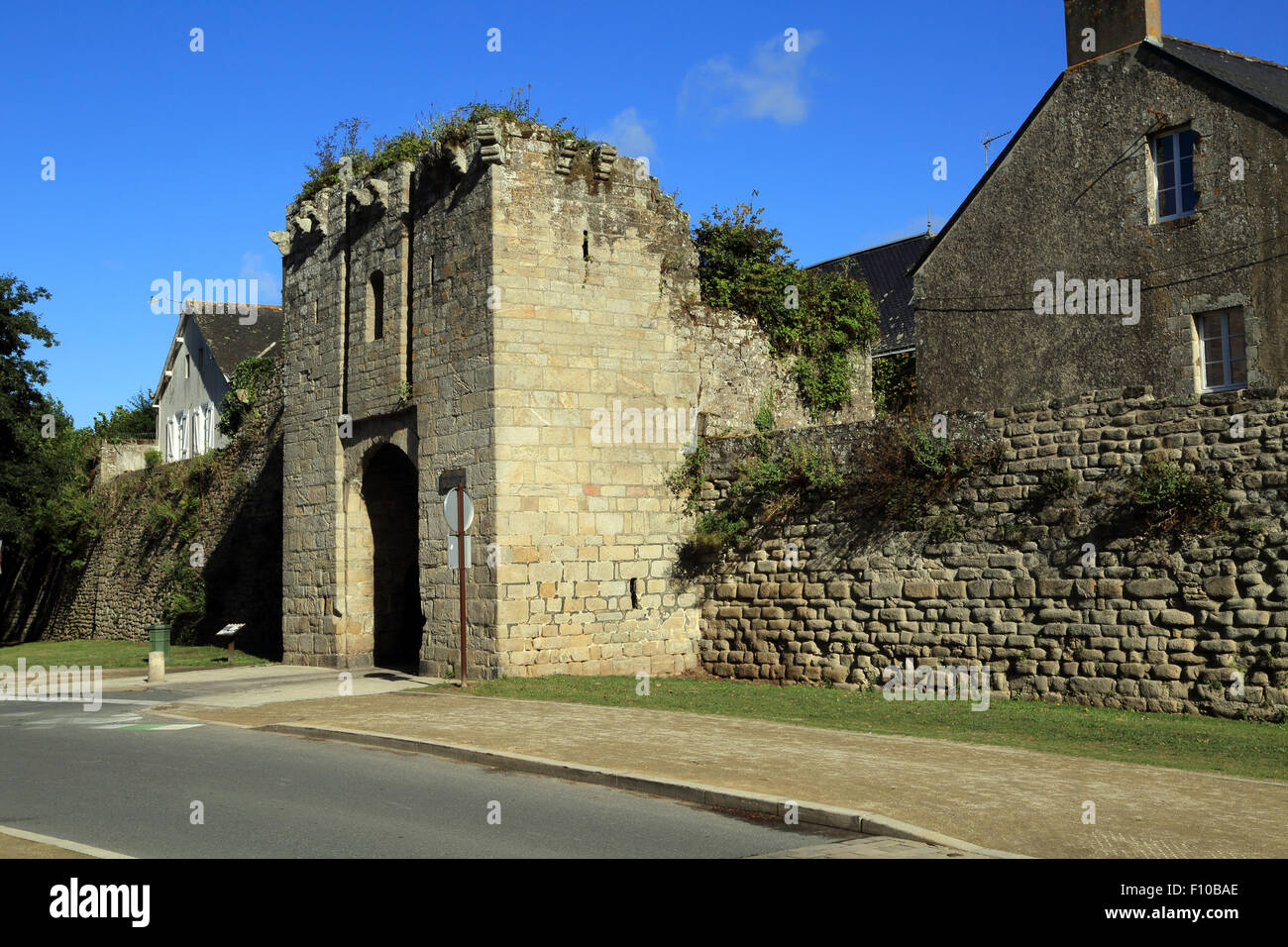 Port de Saille, Boulevard du Midi, Guerande, Loire Atlantique, Frankreich Stockfoto