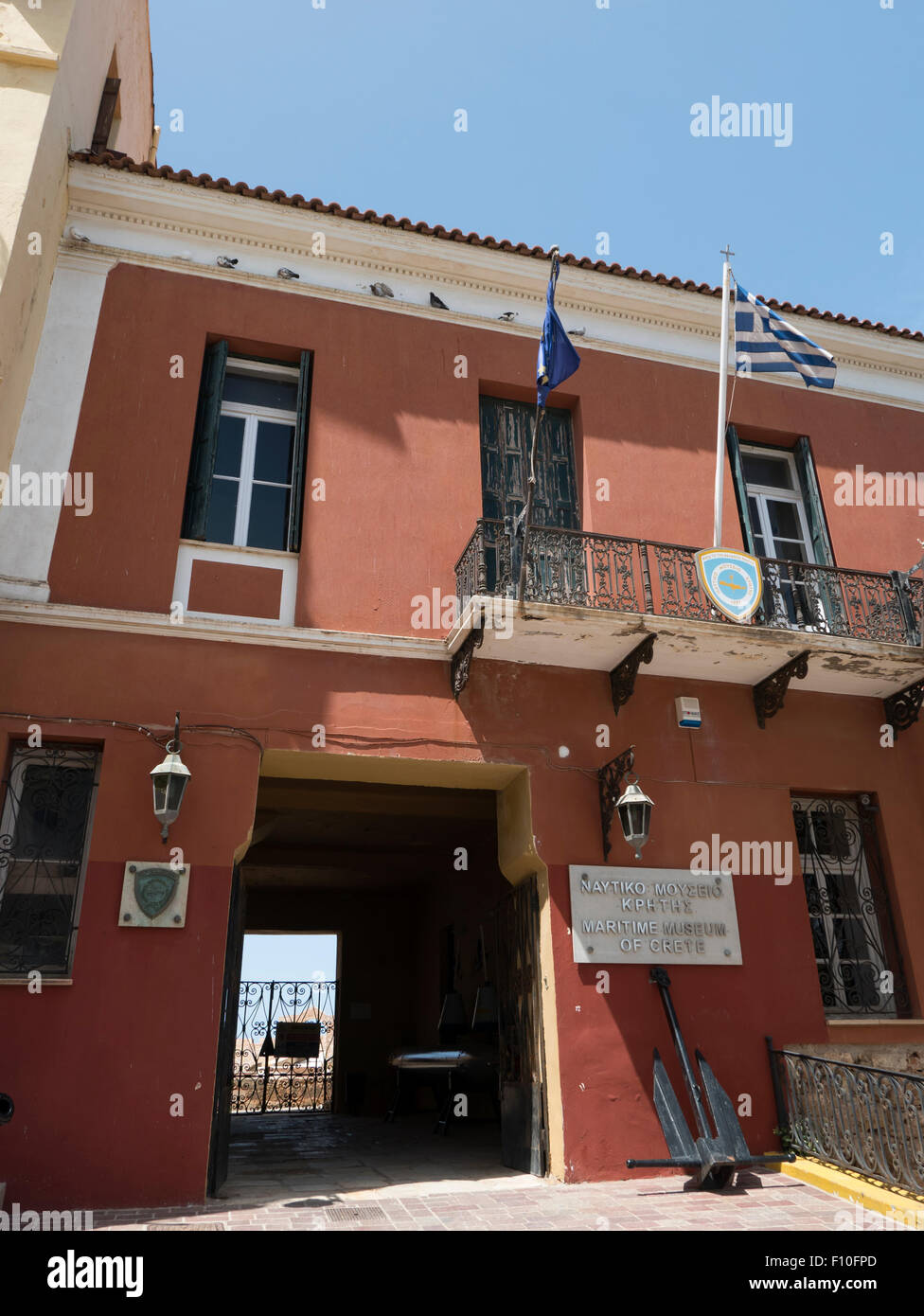 Maritime Museum, Chania, Kreta, Griechenland. Stockfoto