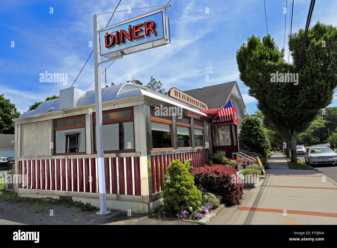 Altmodische Diner Long Island New York Stockfotografie Alamy
