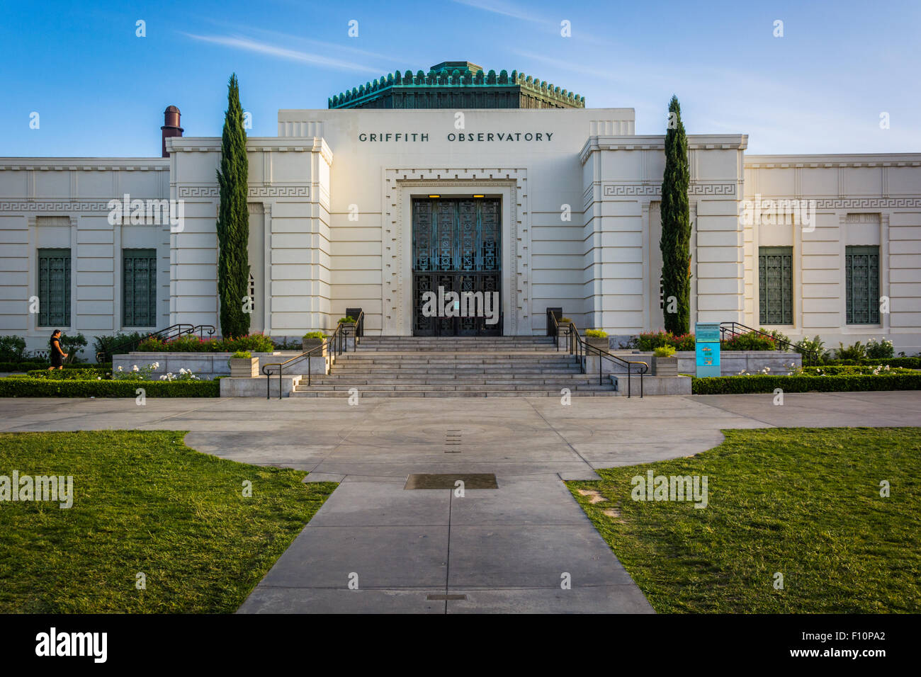 Griffith Observatory, im Griffith Park, Los Angeles, Kalifornien. Stockfoto