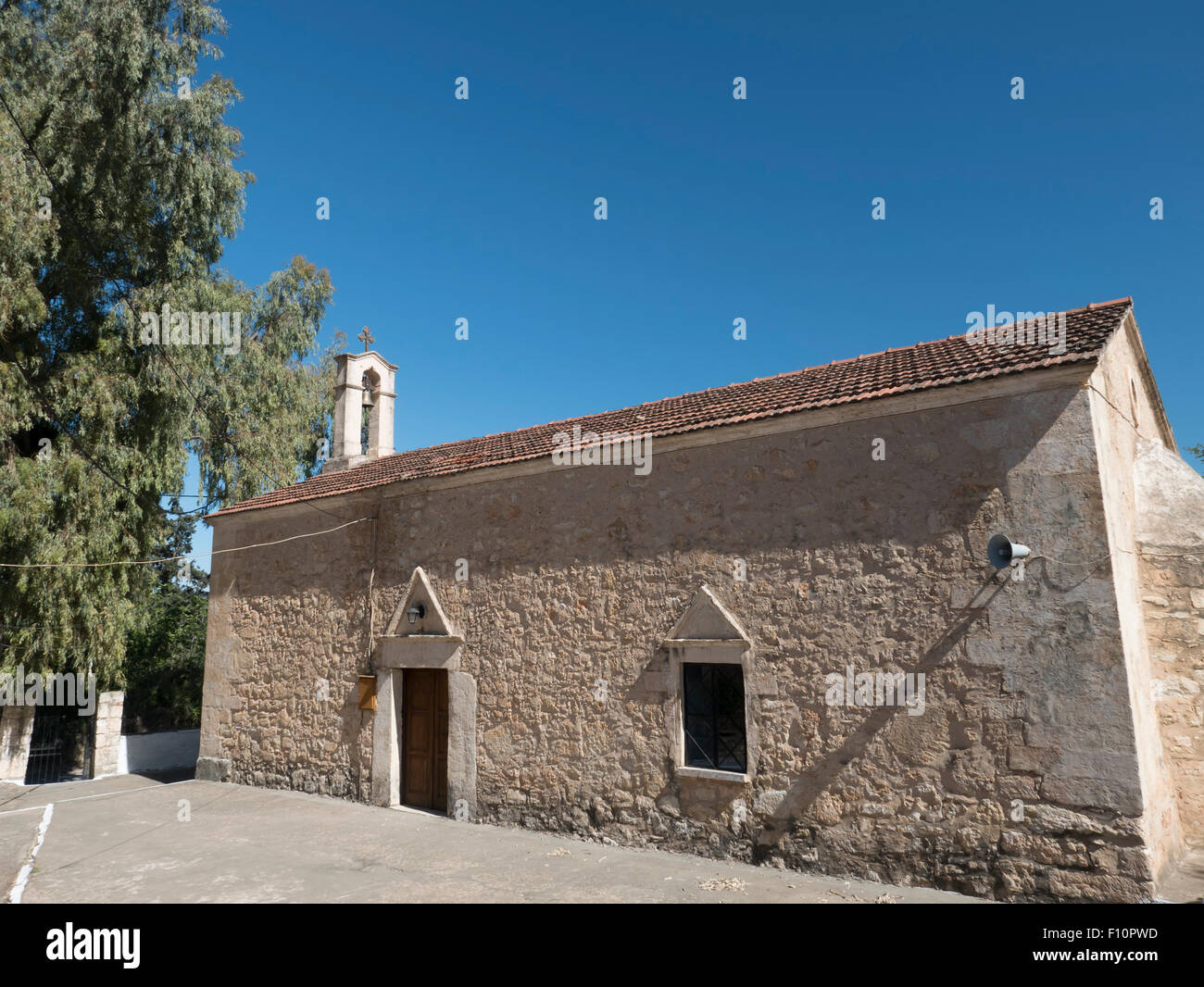 Die Kirche von Str. George, Vamos, Apokoronos Bezirk, Kreta, Griechenland. Stockfoto