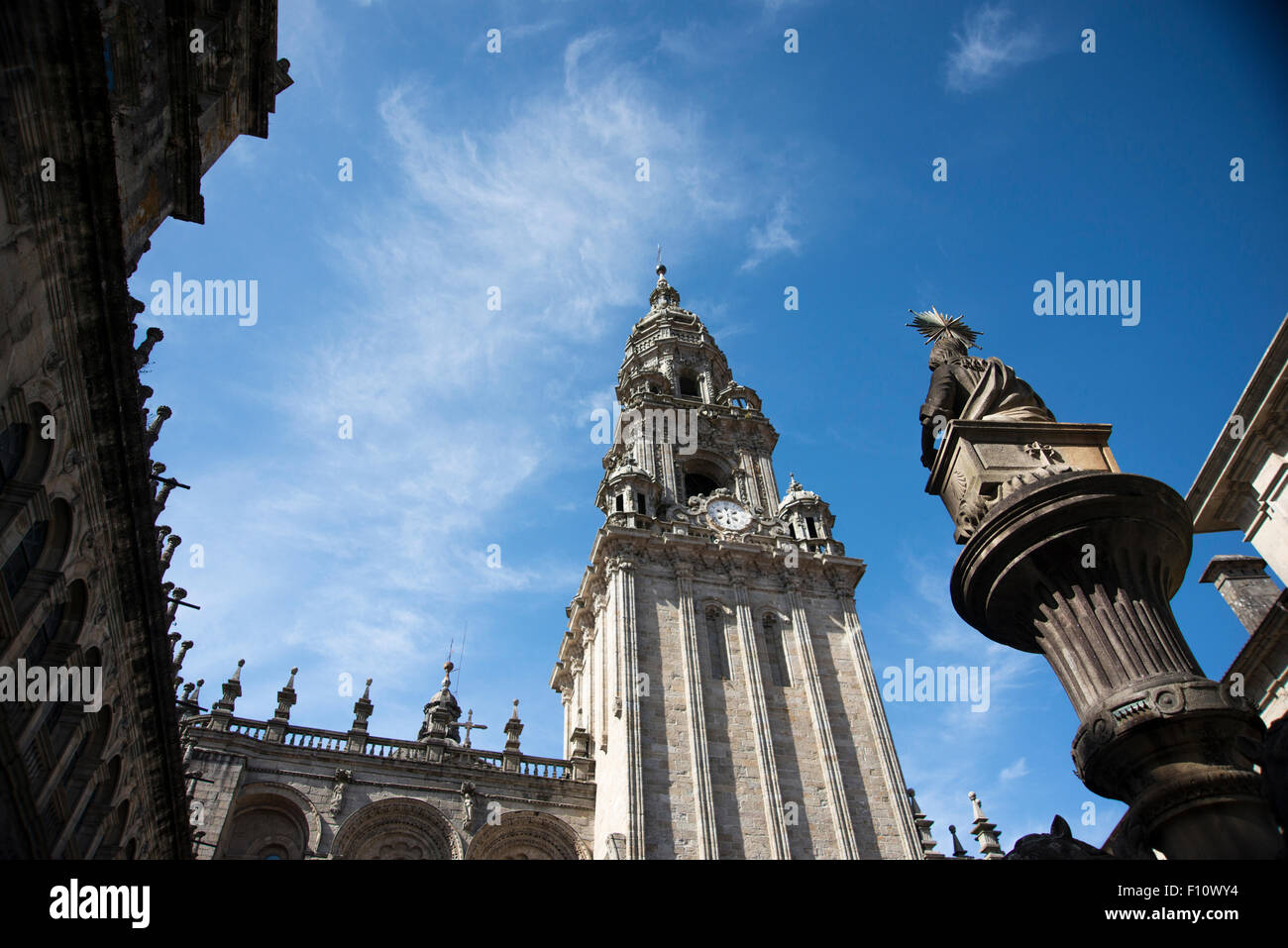Kathedrale von Santiago De Compostela Stockfoto