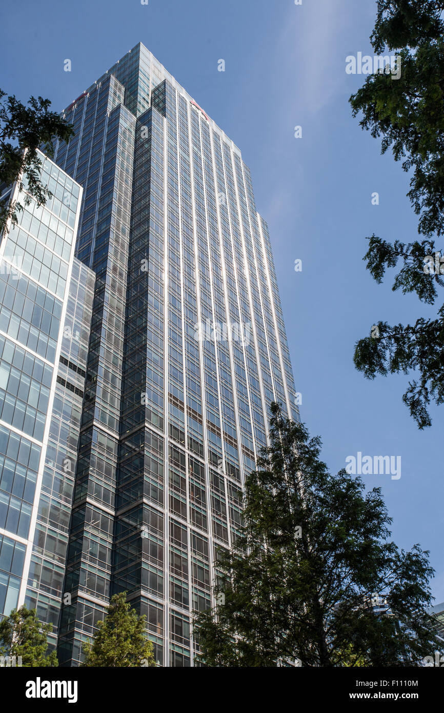 CitiBank-Gebäude, Jubilee Park, Canary Wharf, Docklands, London, UK Stockfoto