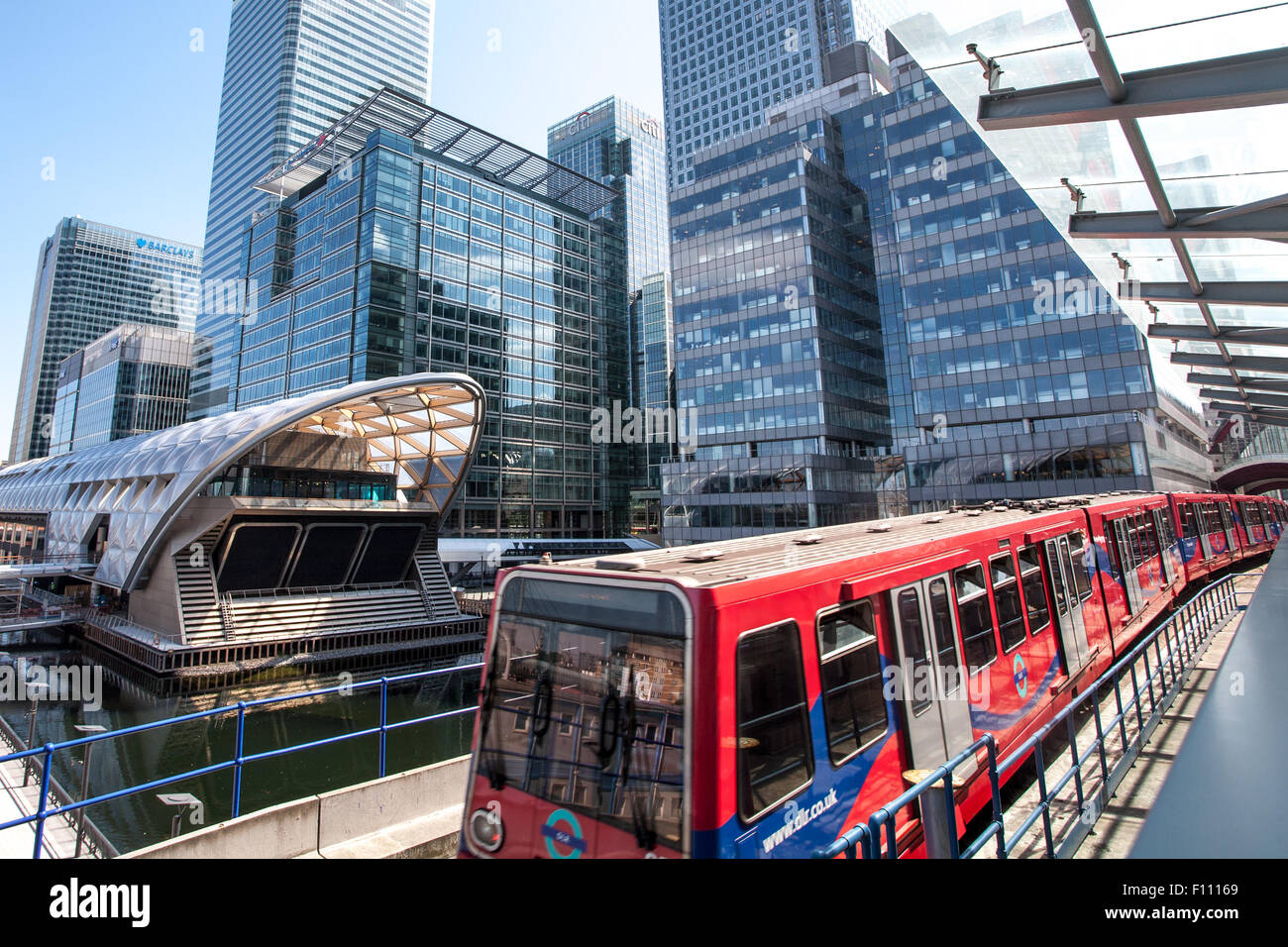 Crossrail-Bahnhof, Canary Wharf, London, UK Stockfoto