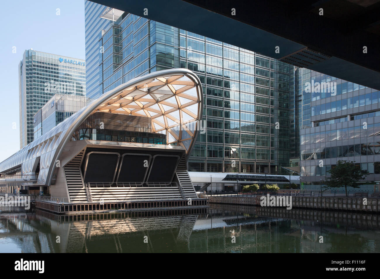 Crossrail-Bahnhof, Canary Wharf, London, UK Stockfoto