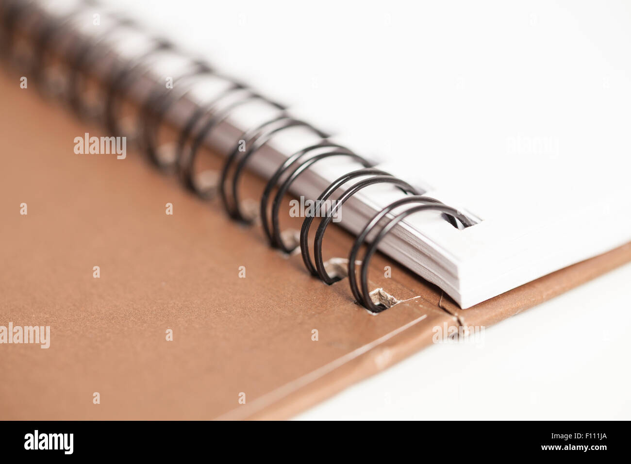 Ringbuch in der Nähe Stockfoto