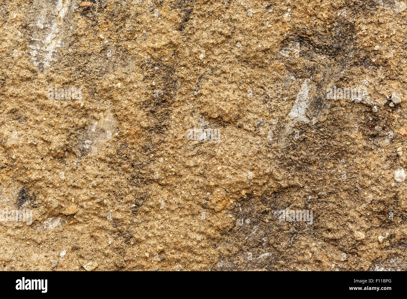 Boden und Staub Oberfläche als Hintergrund in Nahaufnahme Stockfoto