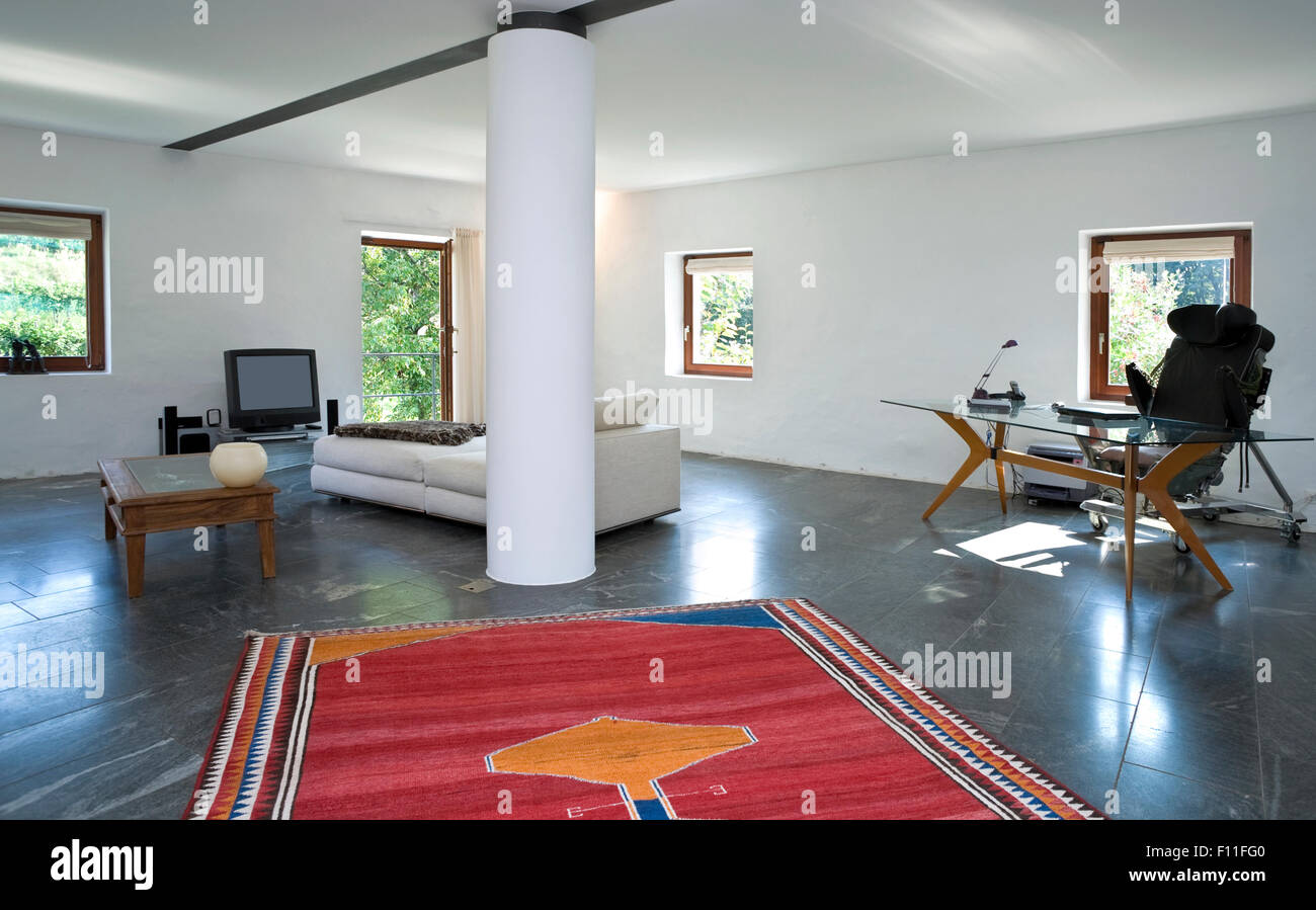 minimal und ethnischen Interieur Stockfoto